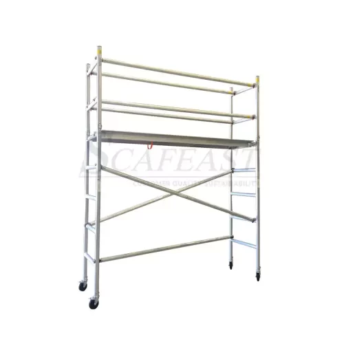 Image of 1.6m - 2.0m [platform height] single-width mobile scaffold