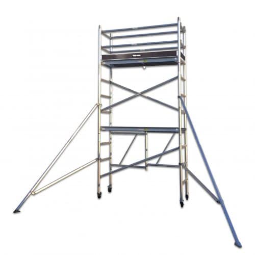 Image of 2.6m - 3.0m [platform height] foldable scaffold with 2 platforms